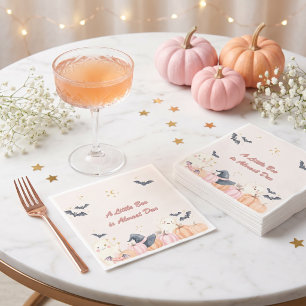Little Boo Halloween Baby Shower Paper Napkins