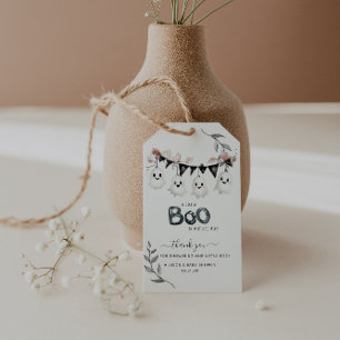 Little Boo Halloween Baby Shower Thank You Tags