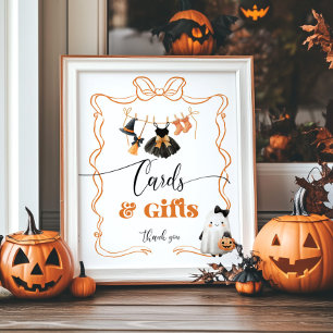 Little Boo halloween Clothesline cards and gifts Poster