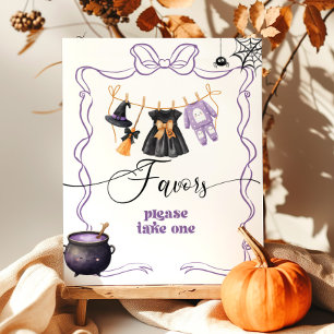 Little Boo halloween Clothesline Favors Poster