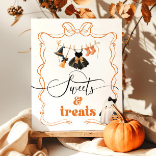 Little Boo halloween Clothesline Sweets and Treats Poster