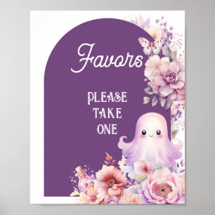 Little Boo halloween Favours please take one Poster