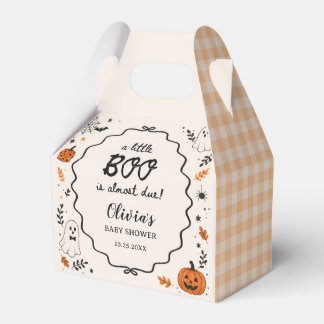 Little Boo Halloween Ghost Baby Shower Favour Box