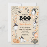 Little Boo Halloween Ghost Fall Baby Shower