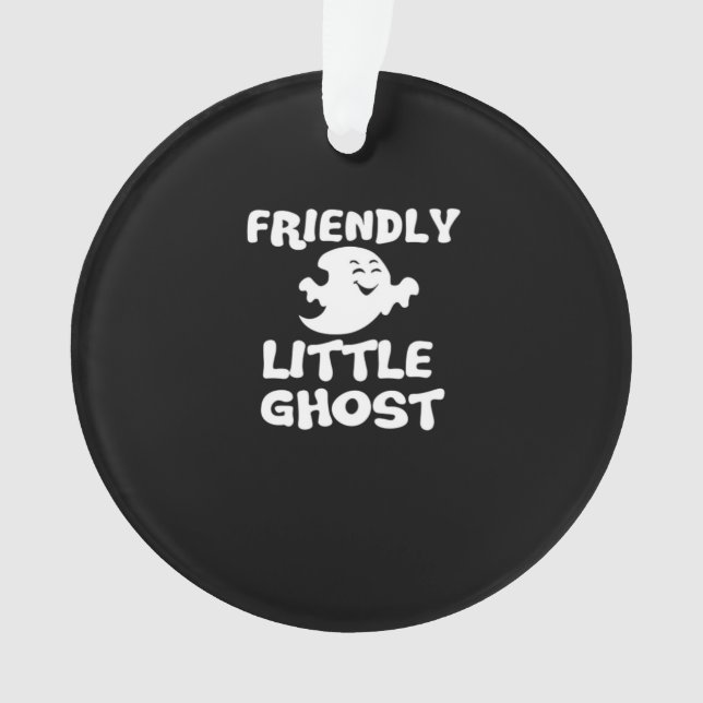 Little Boo Halloween Print  Ornament (Front)