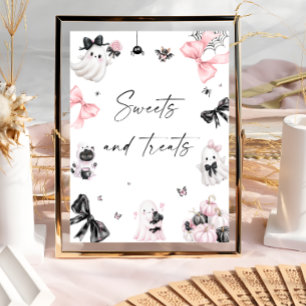 Little Boo Halloween Sweets and Treats Poster