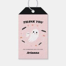 Little Boo Halloween Thank you tag
