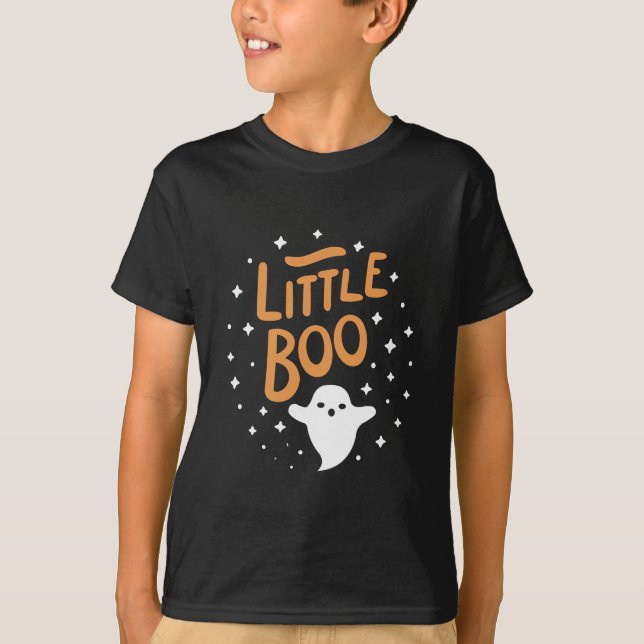 Little Boo, Happy Halloween T-Shirt (Front)