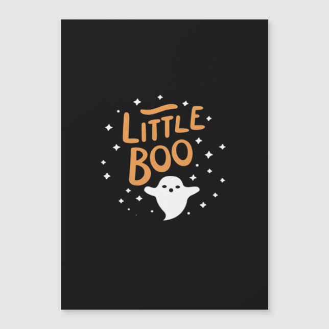 Little Boo, Happy Halloween Vintage Classic (Front)