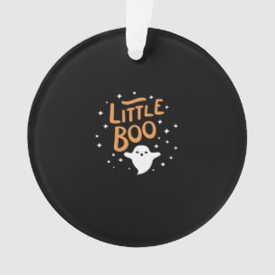 Little Boo, Happy Halloween Vintage Classic Ornament