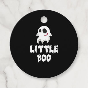 Little Boo In Halloween Cool Graphic Favour Tags