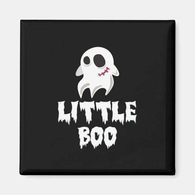 Little Boo In Halloween Cool Graphic Magnet (Front)