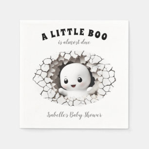 Little Boo Is Almost Due Baby Shower Napkins