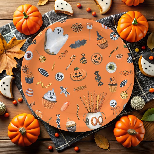 Little Boo is almost due Baby Shower  Paper Plate (Creator Uploaded)