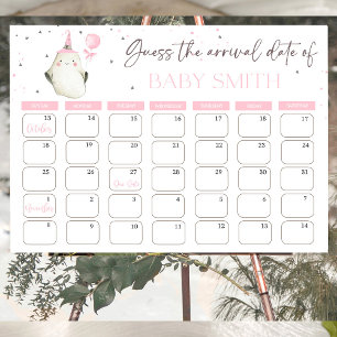 Little Boo is almost due Baby shower Poster