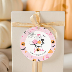 Little Boo is almost due baby shower thank you Favour Tags