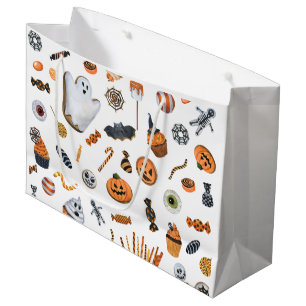Little Boo is almost due Cute Halloween Large Gift Bag