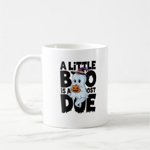 Little Boo Is Almost Due Cute Halloween Pregnancy  Coffee Mug