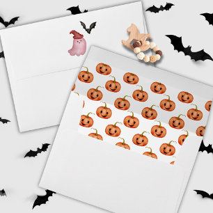Little Boo Is Almost Due Halloween Baby Shower Envelope