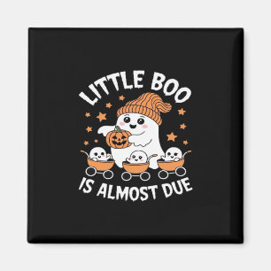 Little Boo Is Almost Due - Halloween Pregnancy Rev Magnet