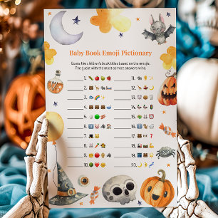 Little Boo Scary Halloween Emoji Pictionary Game