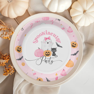Little Boo Spooktacular birthday party Paper Plate
