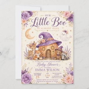 Little Boo Sweet Spooky Baby Shower Invitation