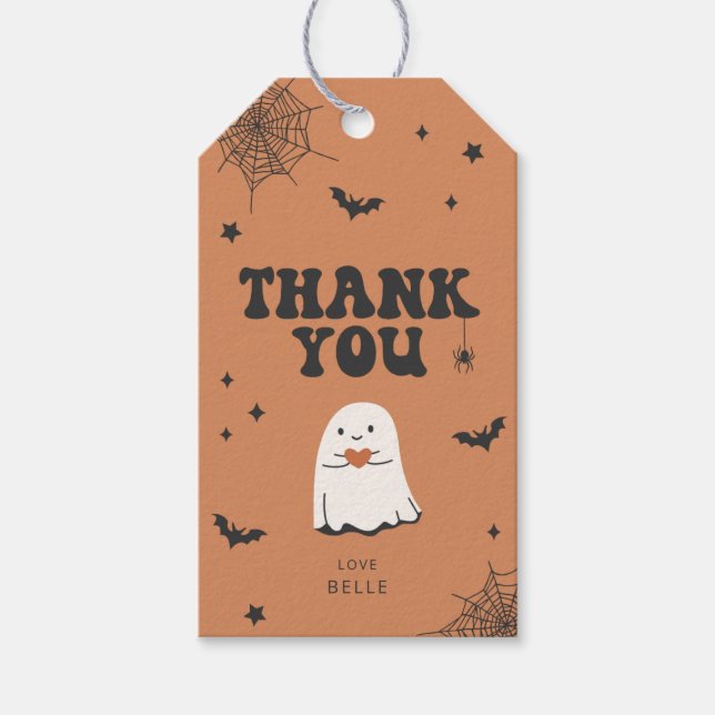 Little Boo Thank You Favour Tag (Front)