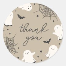 Little Boo Thank You Sticker