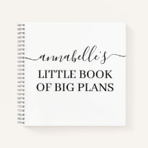 Little Book Of Big Plans Notebook
