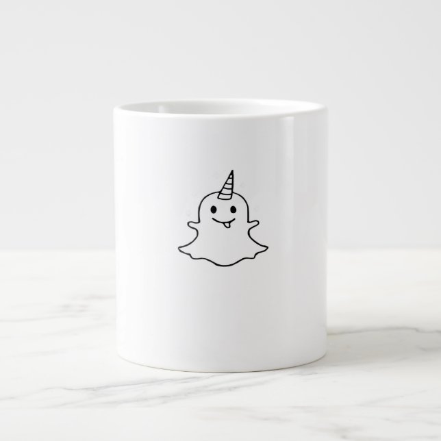 Little Boonicorn Trendy Unique Large Coffee Mug (Front)