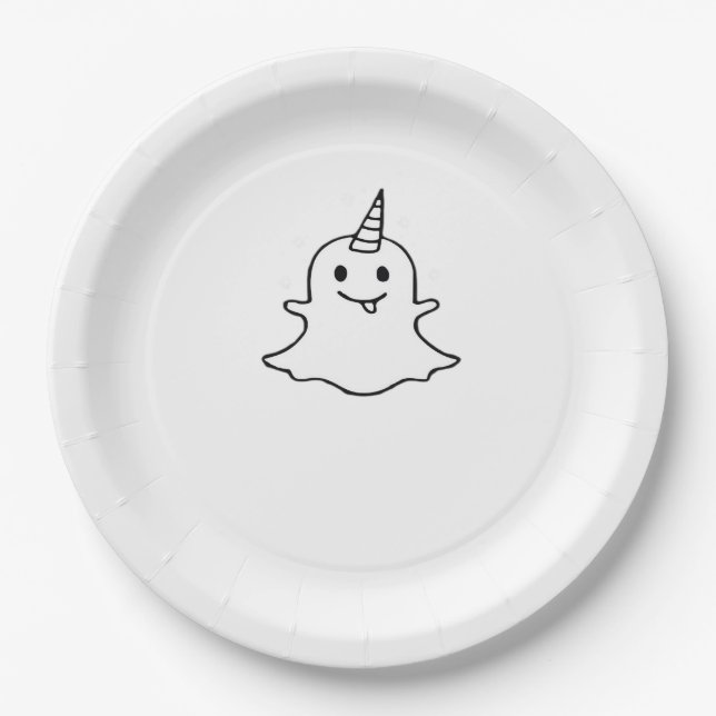 Little Boonicorn Trendy Unique Paper Plate (Front)