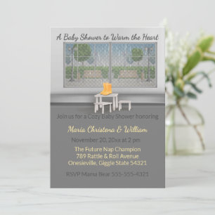 Little Boots, Big Dreams Baby Shower Invitation