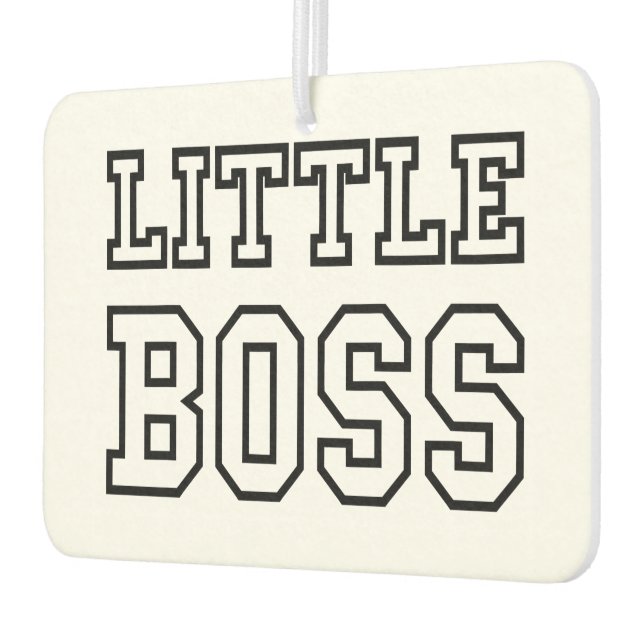 LITTLE BOSS CAR AIR FRESHENER (Left)
