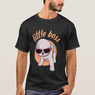 Little Boss Funny Meme Cute Dog T-Shirt