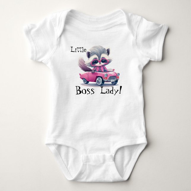 Little Boss Lady  Baby Bodysuit (Front)