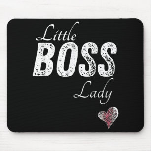 Little Boss Lady Baby Children Toddler Girl Short Mouse Mat