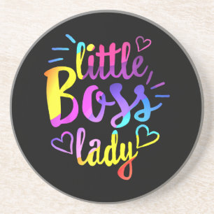 Little Boss Lady Girls Kids Daughter Baby mini bos Coaster