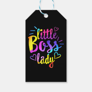 Little Boss Lady Girls Kids Daughter Baby mini bos Gift Tags
