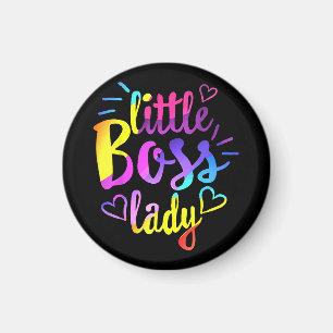 Little Boss Lady Girls Kids Daughter Baby mini bos Magnet