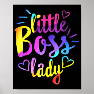 Little Boss Lady Girls Kids Daughter Baby mini bos Poster