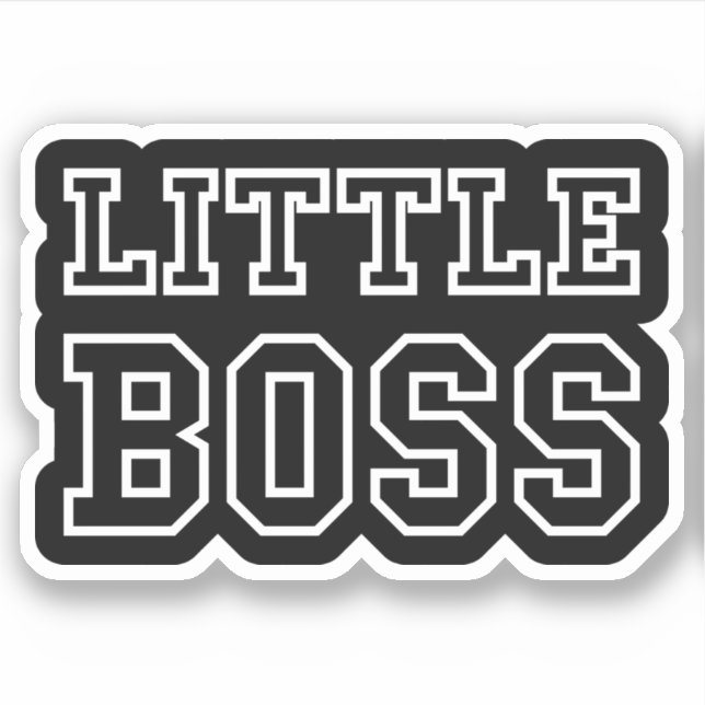 LITTLE BOSS STICKER (Front)
