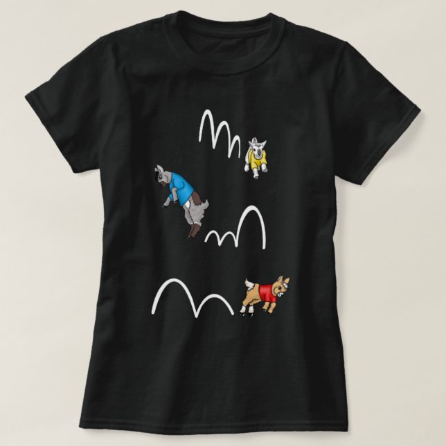 Little Bouncing Baby Goats T-Shirt (Design Front)