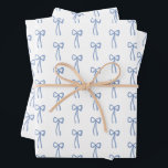 Little Bow Blue Gift Wrap<br><div class="desc">Little Bow Blue Gift Wrap</div>