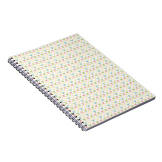 Little bows seamless pattern notebook