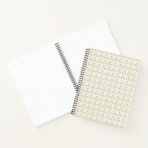 Little bows seamless pattern notebook