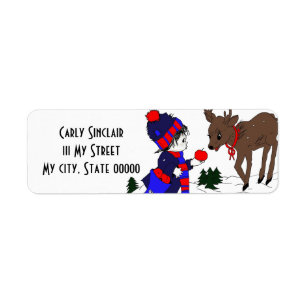 Little Boy and Reindeer