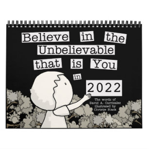 Little Boy Arranges Words 2022 (Medium) Calendar
