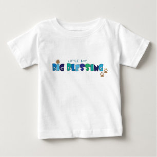 Little Boy, Big Blessing Christian baby t-shirt