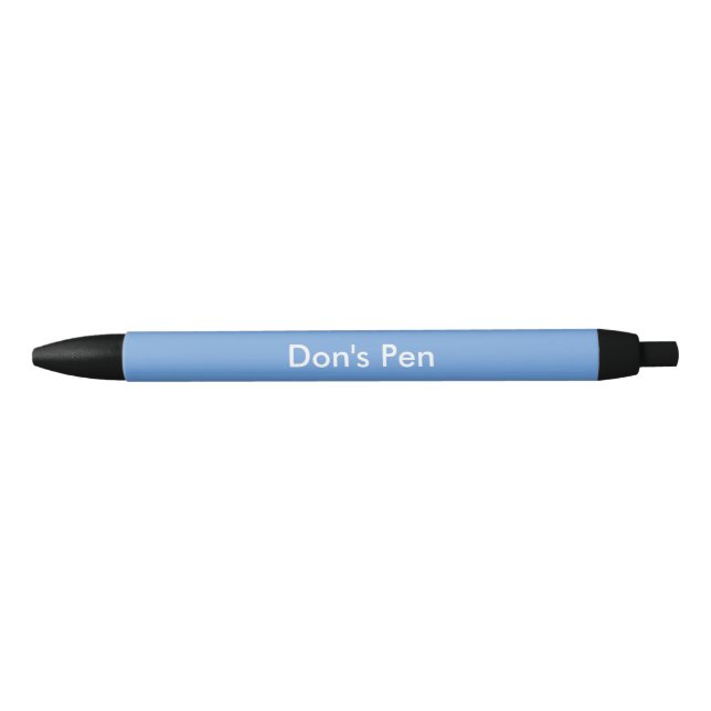 Little Boy Blue Personalised Black Ink Pen (Front)